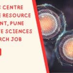 Symbiosis Centre for Waste Resource Management, Pune Hiring Life Sciences For Research Job Symbiosis Centre for Waste