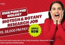 IISER Pune PhD Biology