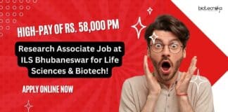 ILS Bhubaneswar Biotechnology Vacancy
