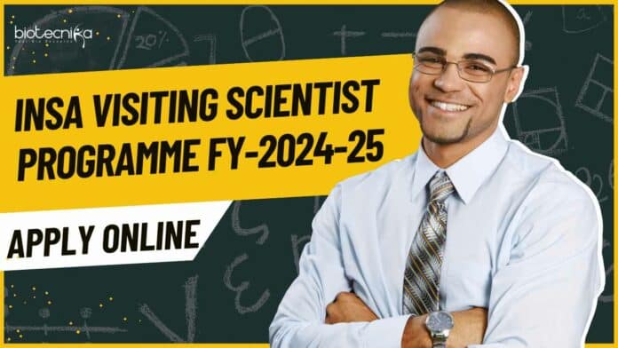 INSA Visiting Scientist Programme FY-2024-25