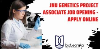 JNU Genetics Project Associate