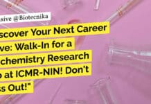 "Discover Your Next Career Move: Walk-In for a Biochemistry Research Job at ICMR-NIN! Don't Miss Out!"