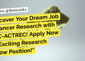 "Uncover Your Dream Job in Cancer Research with TMC-ACTREC! Apply Now for Exciting Research Fellow Position!"