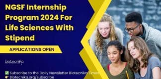 NGSF Internship Program 2024 New