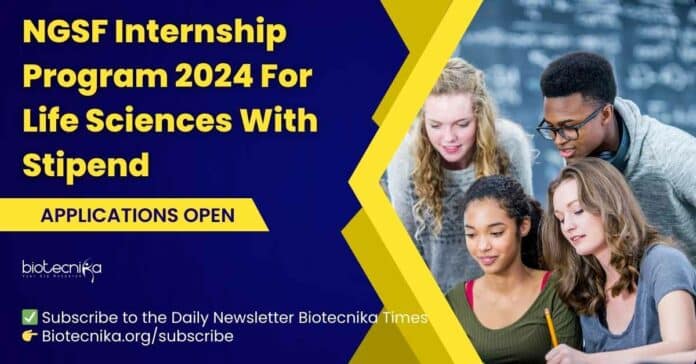 NGSF Internship Program 2024 New