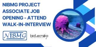NIBMG Project Associate Job Opening