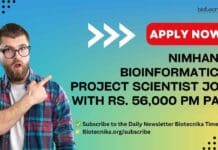 NIMHANS Bioinformatics Project Scientist