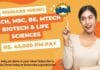 NIMHANS Job With Rs. 43,000 pm Pay For BTech, MSc, BE, MTech Biotech & Life Sciences NIMHANS Biotechnology BTech Job