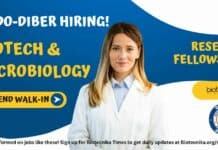 DRDO-DIBER Biotechnology Research Fellowships 2024 - Attend Walk-In