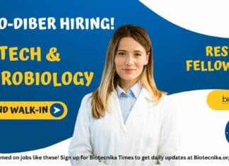 DRDO-DIBER Biotechnology Research Fellowships 2024 - Attend Walk-In