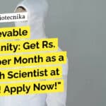 PGIMER Mol Bio Jobs - Genetics, Life Sciences Research Vacancy