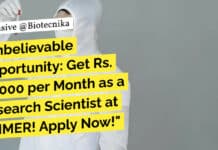 PGIMER Mol Bio Jobs - Genetics, Life Sciences Research Vacancy