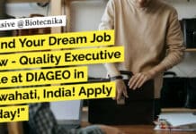 "Land Your Dream Job Now - Quality Executive Role at DIAGEO in Guwahati, India! Apply Today!"