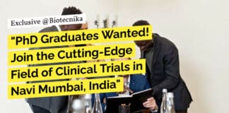 "PhD Graduates Wanted! Join the Cutting-Edge Field of Clinical Trials in Navi Mumbai, India"