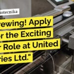 United Breweries Ltd BSc Microbiology Brewer Job Opening – Apply Online "Get Brewing! Apply Now for the Exciting Brewer Role at United Breweries Ltd."