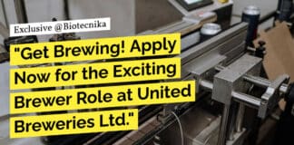 "Get Brewing! Apply Now for the Exciting Brewer Role at United Breweries Ltd."