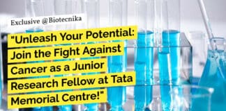 "Unleash Your Potential: Join the Fight Against Cancer as a Junior Research Fellow at Tata Memorial Centre!"