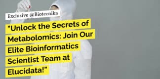 "Unlock the Secrets of Metabolomics: Join Our Elite Bioinformatics Scientist Team at Elucidata!"