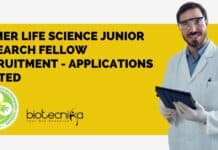 PGIMER Life Science Junior Research Fellow Recruitment - Applications Invited