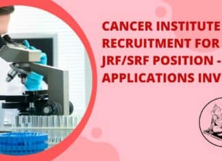 Cancer Institute (WIA) Recruitment