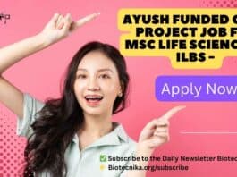 ILBS Research Vacancy 2024