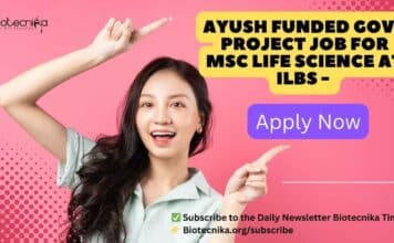 ILBS Research Vacancy 2024