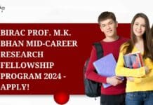 Prof M K Bhan Mid-Career Research Fellowship