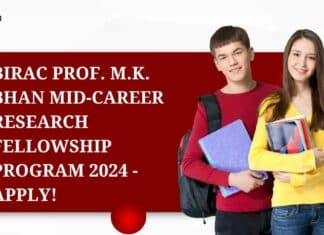 Prof M K Bhan Mid-Career Research Fellowship