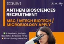Anthem Biosciences Biotech Job