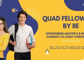 Quad Fellowship by IIE – Sponsoring Master’s & Doctoral Students to study STEM in the US! Quad Fellowship by IIE