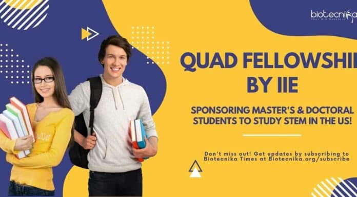 Quad Fellowship by IIE