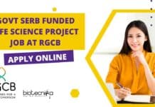 RGCB Project Vacancy Notification