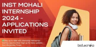 INST Mohali Internship 2024