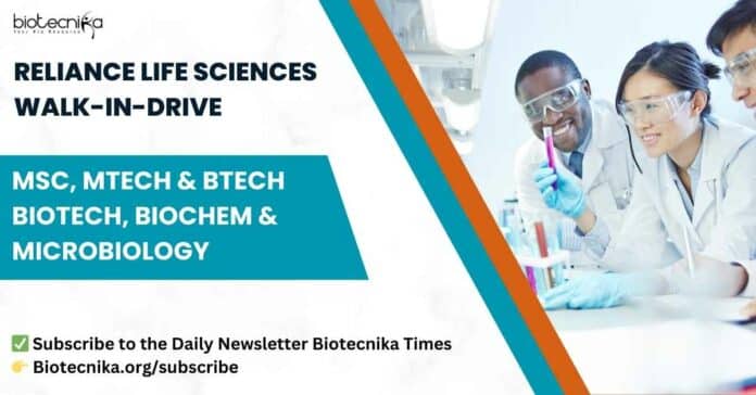 Reliance Life Sciences Walk-In-Drive
