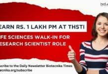 Research Scientist at THSTI new