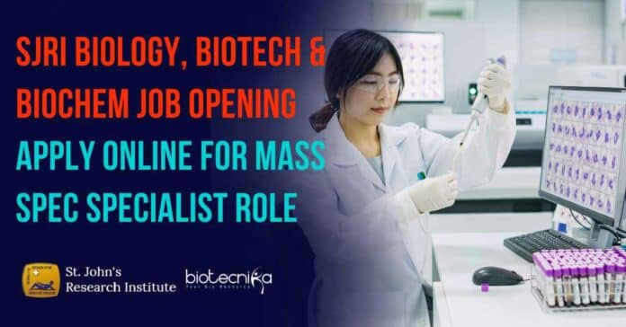 SJRI Mass Spec Specialist