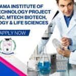 Sathyabama Institute of Science & Technology Project Job For MSc, MTech Biotech, Microbiology & Life Sciences Sathybama Project Job