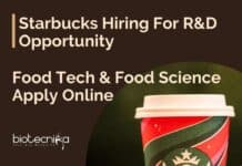 Starbucks Hiring For R&D
