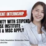 Student Internship Opportunity With Stipend at Bose Institute – BTech & MSc Apply Student Internship Opportunity