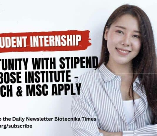 Student Internship Opportunity