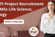 THSTI Project Recruitment 2024
