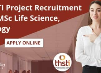 THSTI Project Recruitment For MSc Life Science, Biology – Apply Online THSTI Project Recruitment 2024