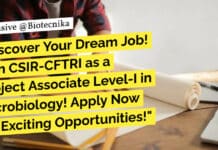 "Discover Your Dream Job! Join CSIR-CFTRI as a Project Associate Level-I in Microbiology! Apply Now for Exciting Opportunities!"