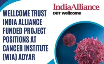 Cancer Institute (WIA) Adyar Hiring, Apply Online