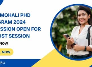INST Mohali PhD Program 2024