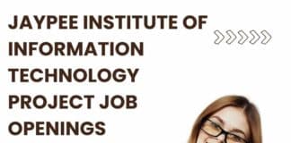 JIIT Project Jobs Available