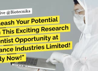 Biology Jobs at Reliance Industries – PhD Apply For Research Scientist Role Biology Jobs at Reliance Industries - PhD Apply For Research Scientist Role