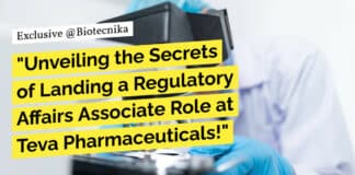 "Unveiling the Secrets of Landing a Regulatory Affairs Associate Role at Teva Pharmaceuticals!"