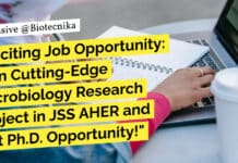 "Exciting Job Opportunity: Join Cutting-Edge Microbiology Research Project in JSS AHER and Get Ph.D. Opportunity!"