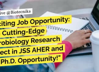 "Exciting Job Opportunity: Join Cutting-Edge Microbiology Research Project in JSS AHER and Get Ph.D. Opportunity!"